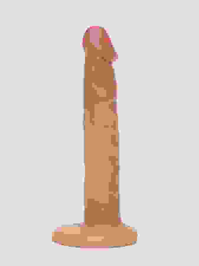 Lifelike Lover Basic Slimline Realistic Anal Dildo 6 Inch, Flesh Tan, hi-res